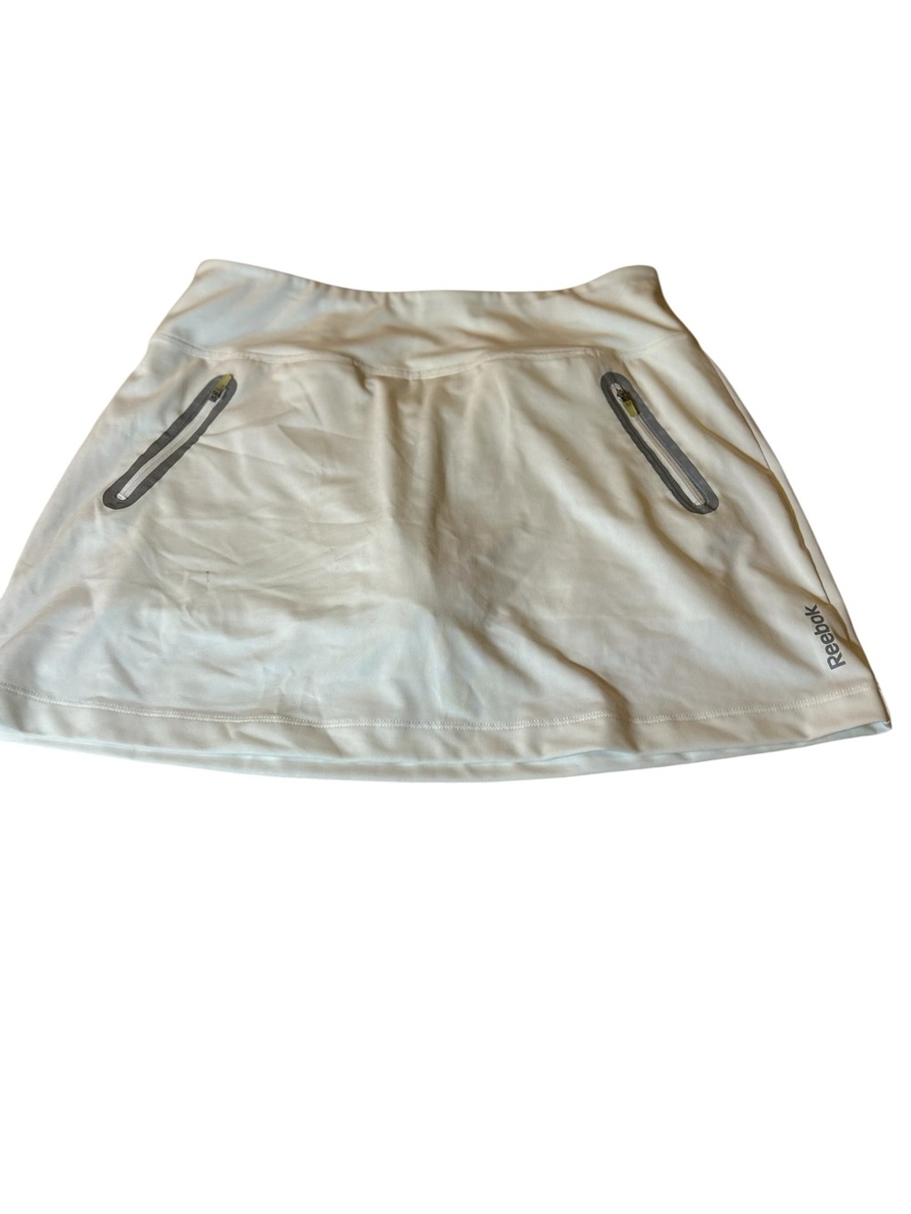 Reebok White Athletic Skort with Gray Trim 🆕
